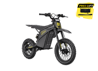 Heybike Villain Midnight Black electric dirt bike